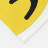 glitter kiss emoji blanket fleece deken (Hoek)