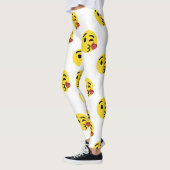 glitter kiss emoji leggings (Links)