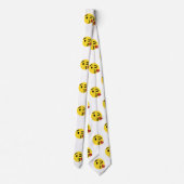 glitter kiss emoji mensdon mannen necktie stropdas (Achterkant)
