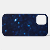Glitter klassiek blauw licht Case-Mate iPhone case (Achterkant (horizontaal))