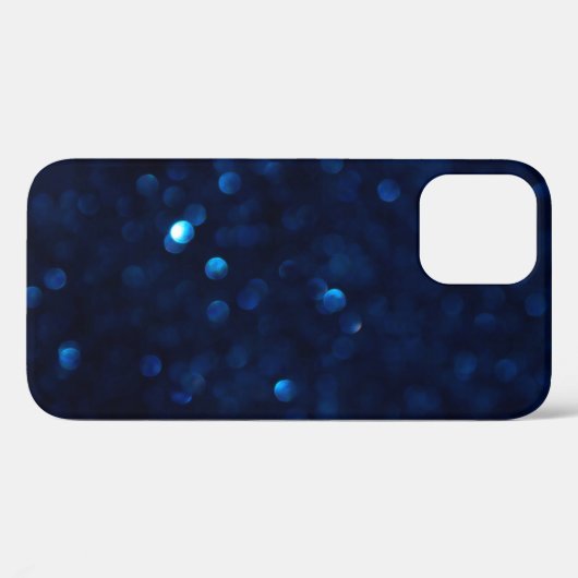 Glitter klassiek blauw licht Case-Mate iPhone case (Achterkant (horizontaal))
