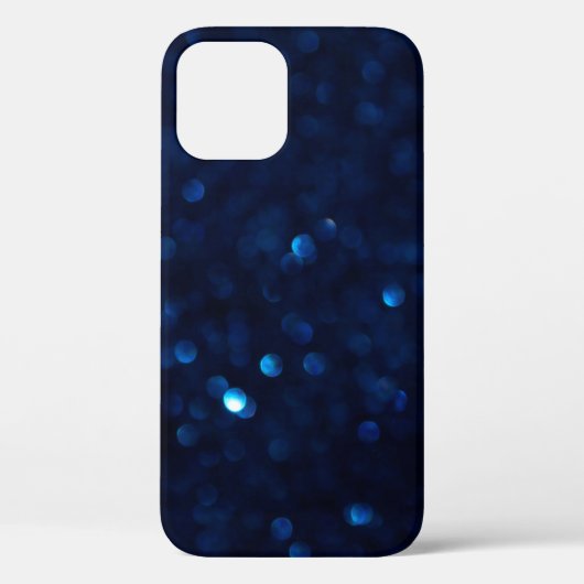 Glitter klassiek blauw licht Case-Mate iPhone case (Achterkant)