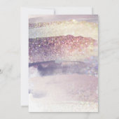 Glitter-klastige baby met blauw voor kerstmis (Achterkant)