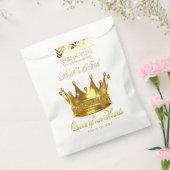 Glitter Koningin van onze harten 65ste Verjaardags Bedankzakje (Gezegeld)