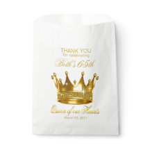 Glitter Koningin van onze harten 65ste Verjaardags