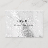 Glitter Korting Kaart (Voorkant)