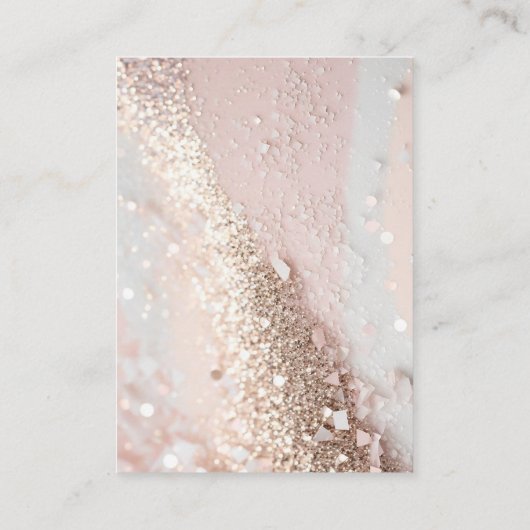 Glitter Korting Kaart (Achterkant)