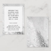 Glitter Korting Kaart (Voorkant / Achterkant)