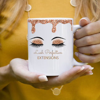 Glitter Lash Extensions Bedrijfsnaam Mok