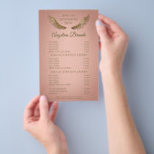 Glitter Lashes Eyelash Extensions Roze prijslijst Flyer (Hand)