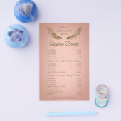 Glitter Lashes Eyelash Extensions Roze prijslijst Flyer (Enkel)