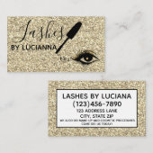 Glitter Lashes Visitekaartjes (Voorkant / Achterkant)