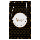 Glitter Leo Sign Astrology Specialized Klein Cadeauzakje (Voorkant)