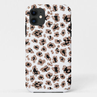 Glitter Leopard-draagtas Case-Mate iPhone Case