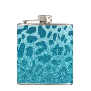 Glitter Leopard Heupfles