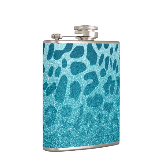 Glitter Leopard Heupfles (Rechts)