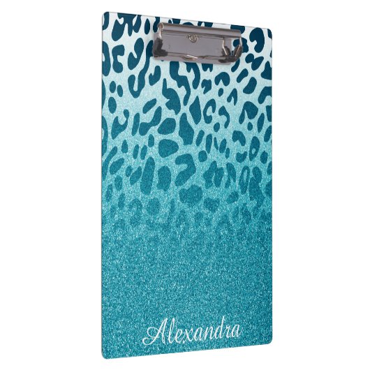 Glitter Leopard Klembord (Rechts)