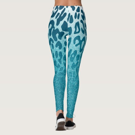 Glitter Leopard Leggings (Achterkant)