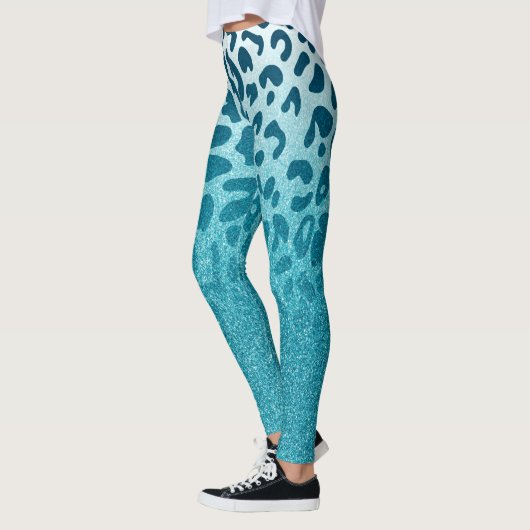 Glitter Leopard Leggings (Links)