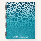 Glitter Leopard Notitieboek (Voorkant)