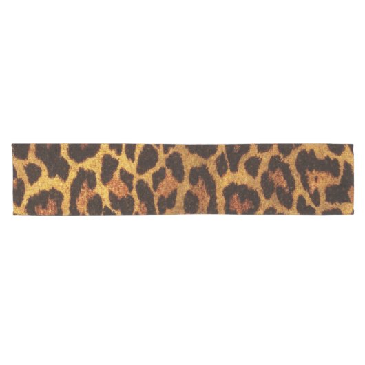 Glitter Leopard Pring Korte Tafelloper (Horizontaal)
