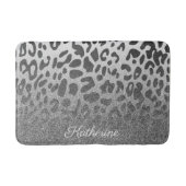 Glitter Leopard Print Badmat (Voorkant)