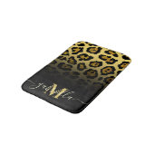 Glitter Leopard Print Badmat (Gekanteld)