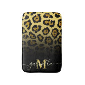 Glitter Leopard Print Badmat (Voorkant Verticaal)