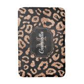 Glitter Leopard Print Badmat (Voorkant Verticaal)