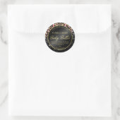Glitter Leopard Print Black Body Butter Labels (Tas)