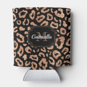 Glitter Leopard Print Blikjeskoeler (Achterkant)