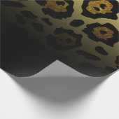 Glitter Leopard Print Cadeaupapier (Hoek)