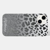 Glitter Leopard Print Case-Mate iPhone Case (Achterkant (horizontaal))