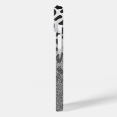 Glitter Leopard Print Case-Mate iPhone Case (Achterkant / Links)