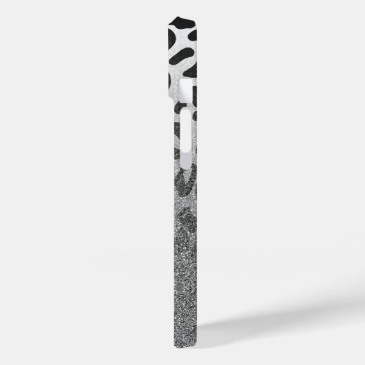 Glitter Leopard Print Case-Mate iPhone Case (Achterkant / Links)