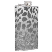 Glitter Leopard Print Heupfles (Rechts)