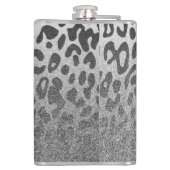 Glitter Leopard Print Heupfles (Achterkant)
