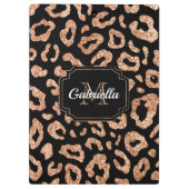 Glitter Leopard Print Klembord (Achterkant)