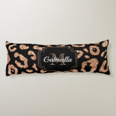 Glitter Leopard Print Lichaamskussen (Achterkant)