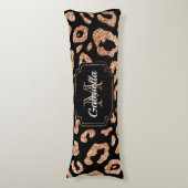 Glitter Leopard Print Lichaamskussen (Voorkant Verticaal)