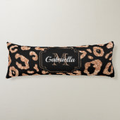 Glitter Leopard Print Lichaamskussen (Voorkant)