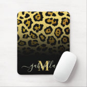 Glitter Leopard Print Muismat (Met muis)