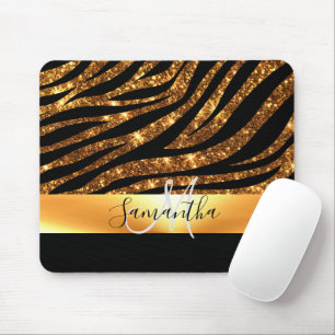 Glitter Leopard Print Muismat