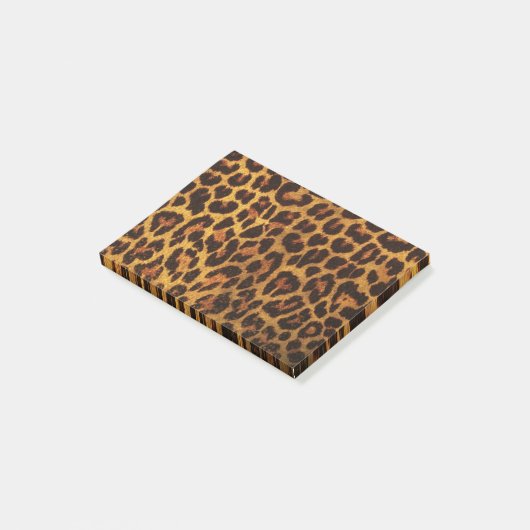 Glitter Leopard Print Post-it® Notes (Schuin)