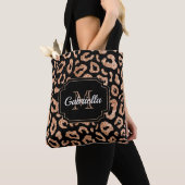 Glitter Leopard Print Tote Bag (Dichtbij)