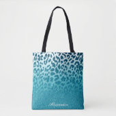 Glitter Leopard Tote Bag (Voorkant)