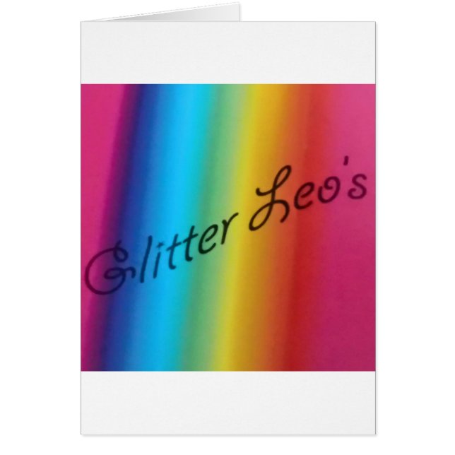 Glitter Leo's (Voorkant)