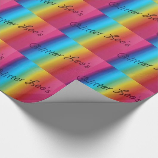 Glitter Leo's Cadeaupapier (Hoek)