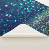 glitter licht achtergrond: goud, zilver, b sherpa deken (3/4)