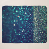 glitter licht achtergrond: goud, zilver, b sherpa deken (Voorkant (horizontaal))